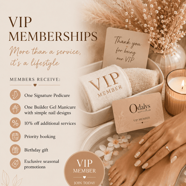 VIP Monthly Membership Trial at Odalys Beauty Studio25 in BROOKSVILLE, FL