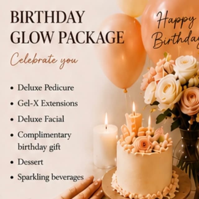 Birthday Glow Package 🎂 at Odalys Beauty Studio25 Private Luxury Studio in Brooksville, Fl in BROOKSVILLE, FL